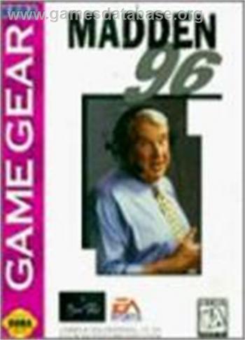 Cover Madden NFL '96 for Game Gear